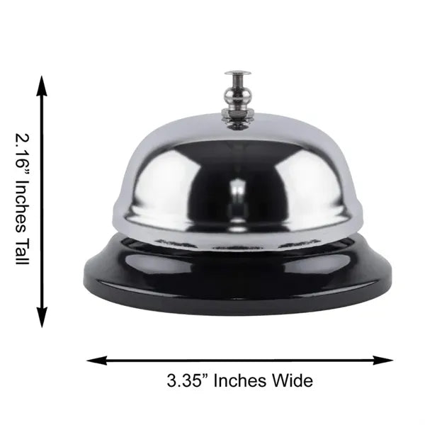 Classic Service Bell Gleaming Stainless Steel