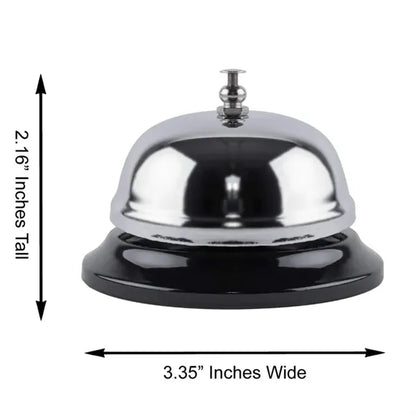 Classic Service Bell Gleaming Stainless Steel
