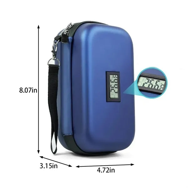 Portable Digital display Travel Daily Use Insulin Cooler