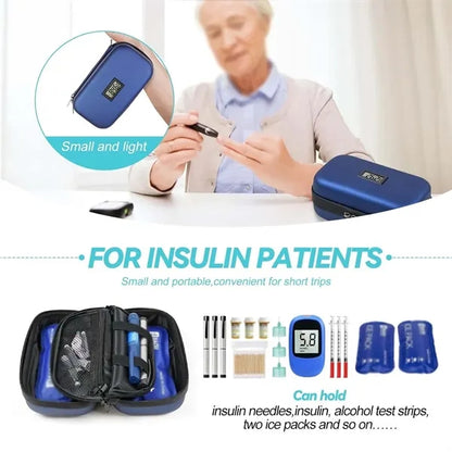 Portable Digital display Travel Daily Use Insulin Cooler