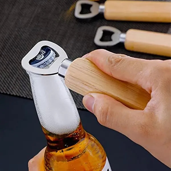Wooden Flat Bottle Opener