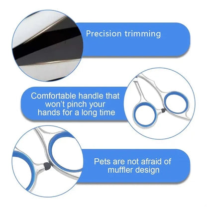 Premium Stainless Steel Pet Hairdressing 6Pcs Scissors Set