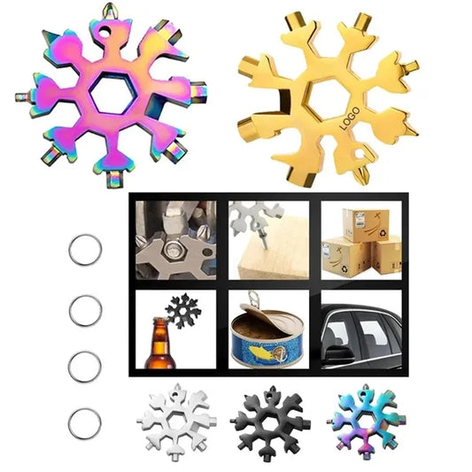 18 in 1 Stainless Snowflake Multi Tool