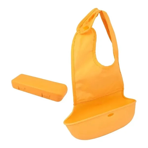 Adjustable Bib with Large Pocket