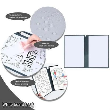 Portable Erasable Office Daily Notes White Board Notebook