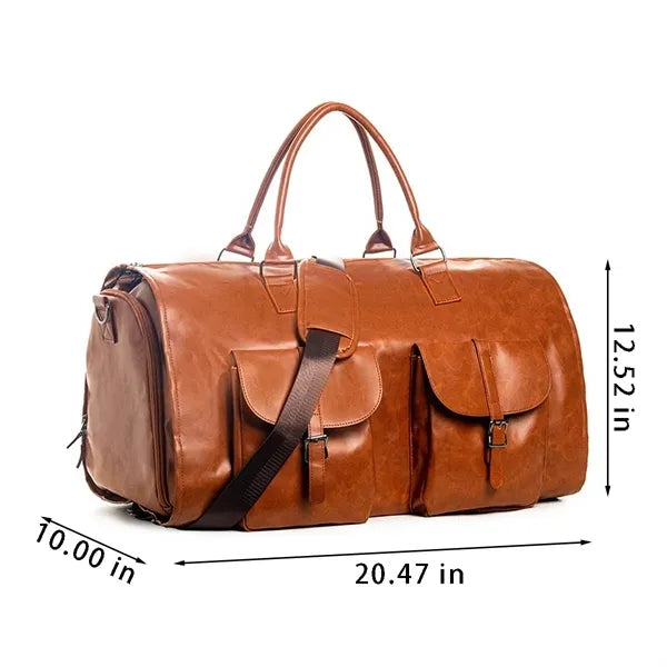 Convertible large foldable suit garment travel duffel bag