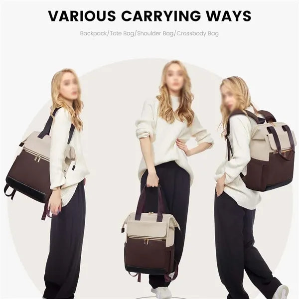 Christmas gifts college travel multi-pocket laptop backpack