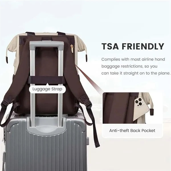 Christmas gifts college travel multi-pocket laptop backpack
