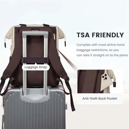 Christmas gifts college travel multi-pocket laptop backpack