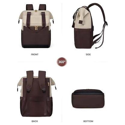 Christmas gifts college travel multi-pocket laptop backpack