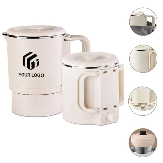 Portable Collapsible Travel Stainless Steel Electric Kettle