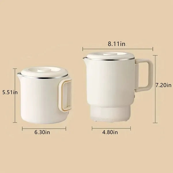 Portable Collapsible Travel Stainless Steel Electric Kettle