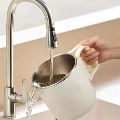 Portable Collapsible Travel Stainless Steel Electric Kettle