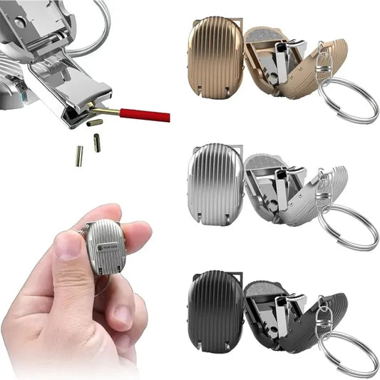 Portable business trips office foldable mini nail clippers