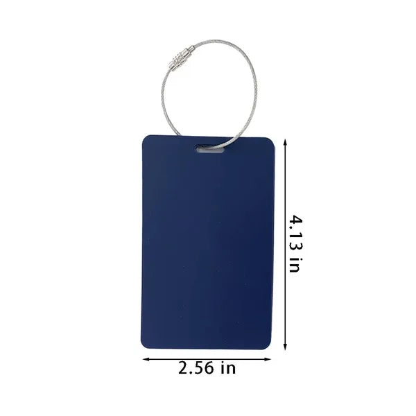 Travel essential cruise customizable silicone luggage tag