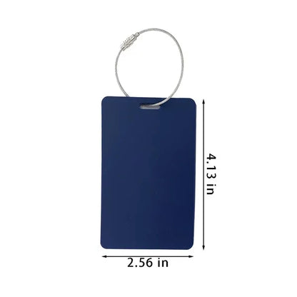 Travel essential cruise customizable silicone luggage tag