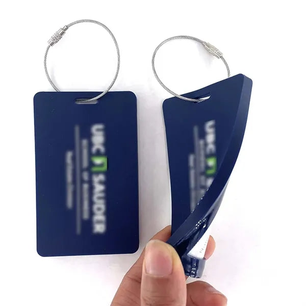 Travel essential cruise customizable silicone luggage tag