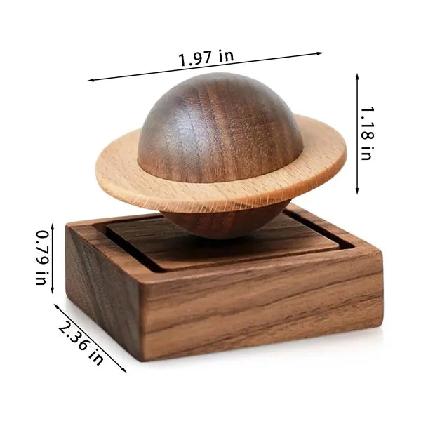 Home office desk decor planet wooden essential oil diffuser