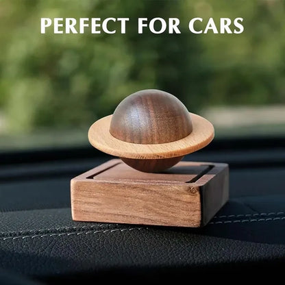 Home office desk decor planet wooden essential oil diffuser
