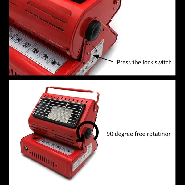 2 in 1 RV tent camping cooking warmer emergency heater