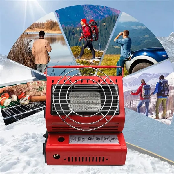 2 in 1 RV tent camping cooking warmer emergency heater