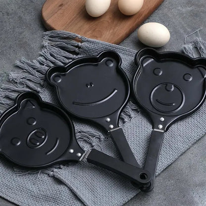 Kitchen gadget funny shape mini portable egg cooker fry pan