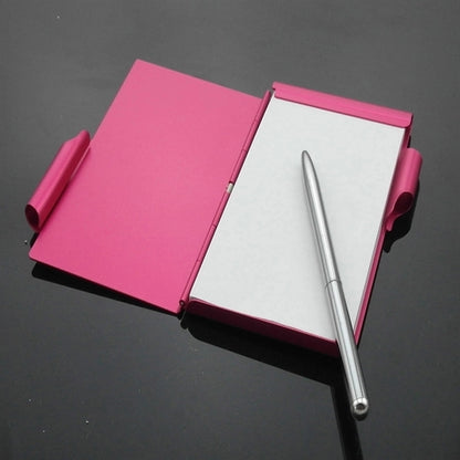 Aluminum Notepad with Ballpoint Pen