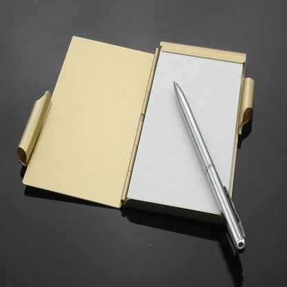 Aluminum Notepad with Ballpoint Pen