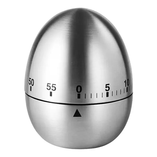 Mechanical Kitchen Timer Egg Shape Eco Friendly Baking Tool