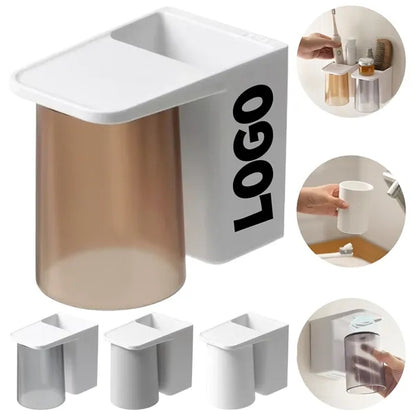 Magnetic Toothbrush Cup Holder with Inverted Design Hygienic