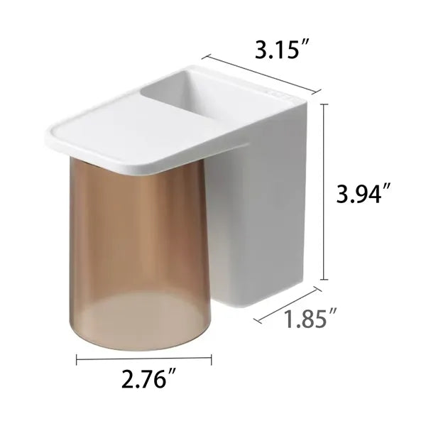 Magnetic Toothbrush Cup Holder with Inverted Design Hygienic