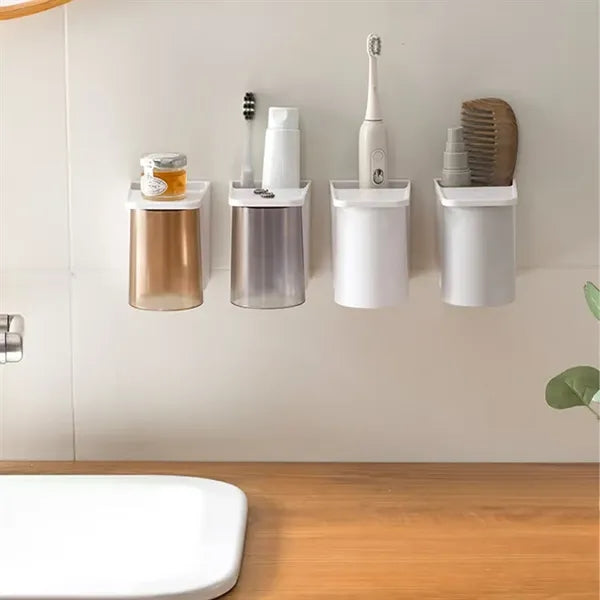 Magnetic Toothbrush Cup Holder with Inverted Design Hygienic