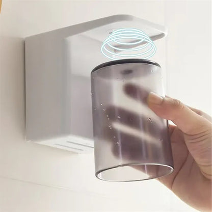 Magnetic Toothbrush Cup Holder with Inverted Design Hygienic