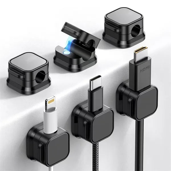 Compact Cable Organizer Clip for Desk Neat Wire Management