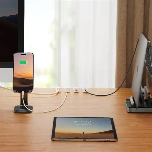 Compact Cable Organizer Clip for Desk Neat Wire Management