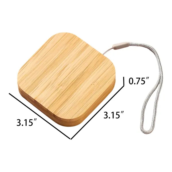 Eco Bamboo Multi Charging Cable Set Portable Storage Box