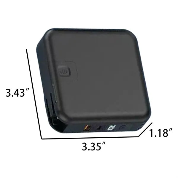 10000mAh Power Bank Built in Cables and Wall Plug Charger