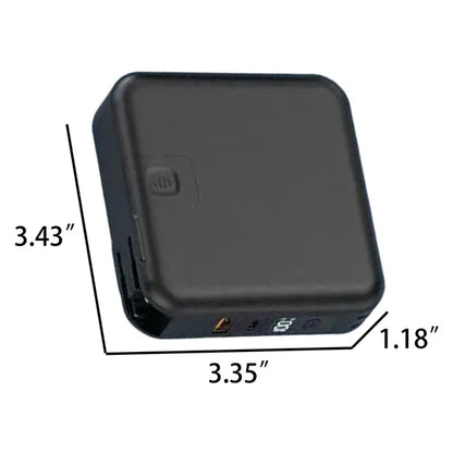 10000mAh Power Bank Built in Cables and Wall Plug Charger