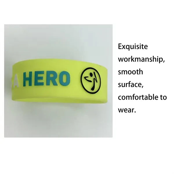 Glow In Dark Sports Wristband Durable Night Event Wear