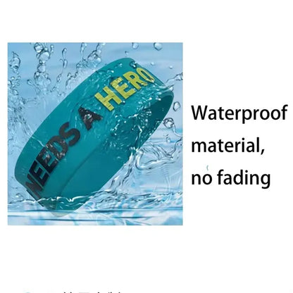 Glow In Dark Sports Wristband Durable Night Event Wear