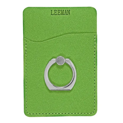 Leeman Tuscany Card Holder with Metal Ring Phone Stand