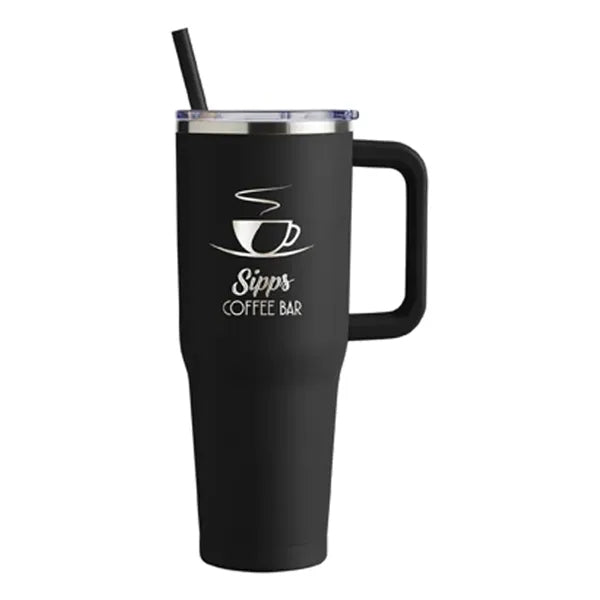 Harriton 40 oz Vacuum Insulated Stainless Steel Travel Tu...