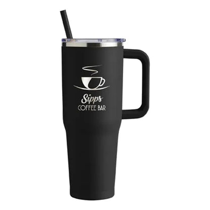 Harriton 40 oz Vacuum Insulated Stainless Steel Travel Tu...