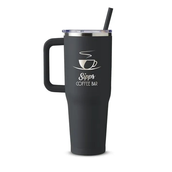 Harriton 40 oz Vacuum Insulated Stainless Steel Travel Tu...