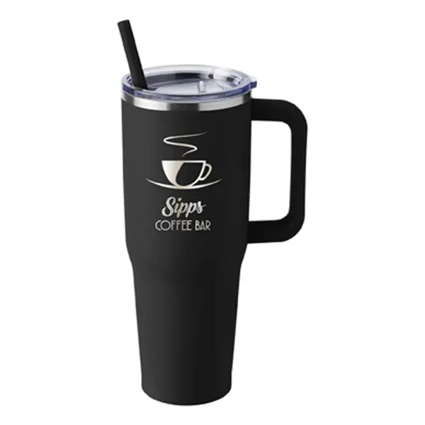 Harriton 40 oz Vacuum Insulated Stainless Steel Travel Tu...