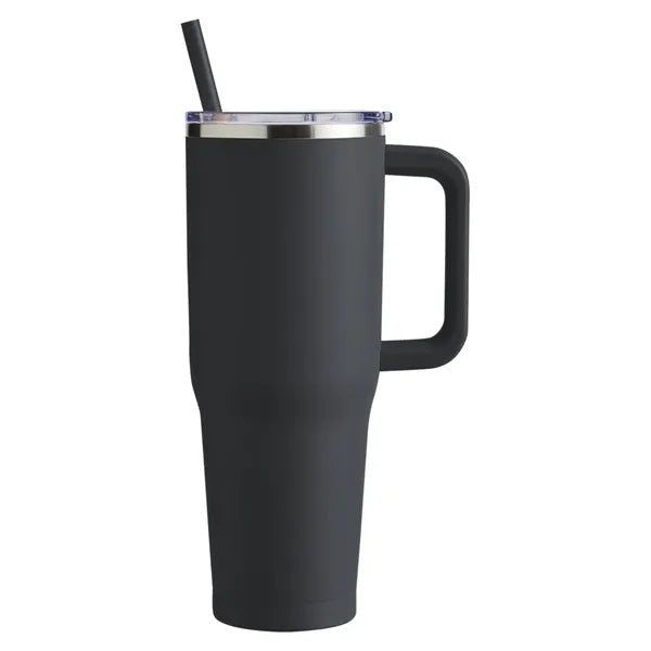 Harriton 40 oz Vacuum Insulated Stainless Steel Travel Tu...