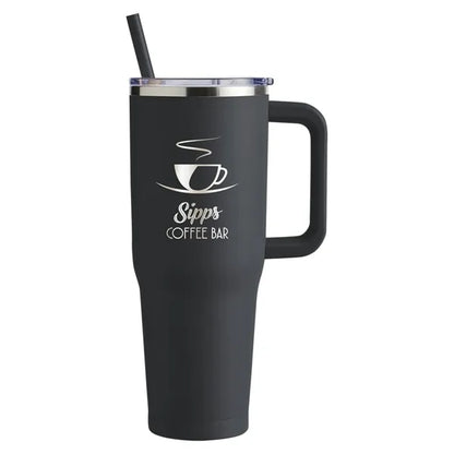 Harriton 40 oz Vacuum Insulated Stainless Steel Travel Tu...
