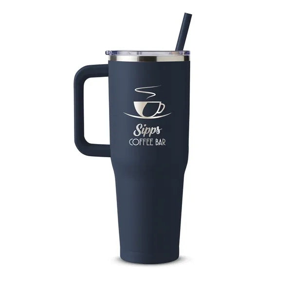 Harriton 40 oz Vacuum Insulated Stainless Steel Travel Tu...