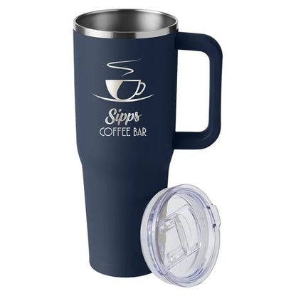Harriton 40 oz Vacuum Insulated Stainless Steel Travel Tu...