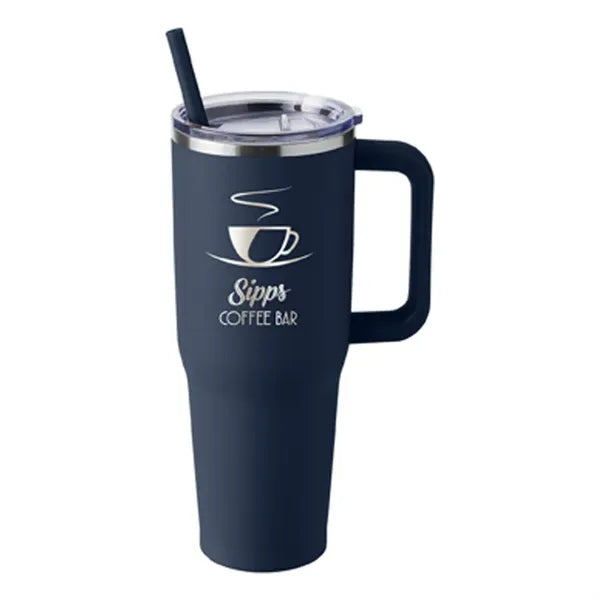 Harriton 40 oz Vacuum Insulated Stainless Steel Travel Tu...